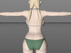 tsunade swimsuit - naruto shippuden 3D मॉडल