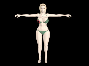 tsunade swimsuit - naruto shippuden 3D मॉडल