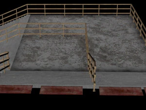 stairs street 3D Model