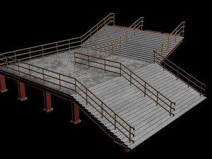 stairs street 3D Models