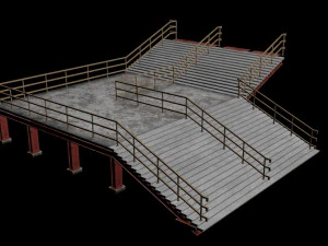 stairs street 3D Model