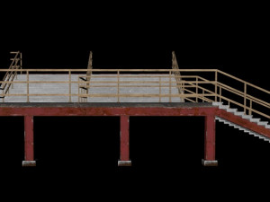 stairs street Modelo 3D