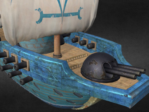 Buque Marine - One Piece 3Dモデル