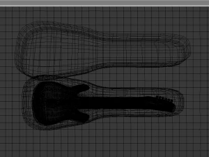 Gitarre 3D Modell