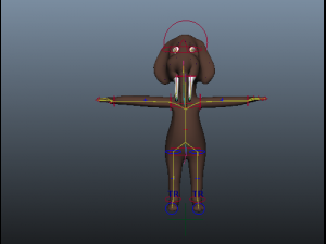 human elephant 3D Model