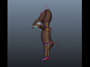 human elephant 3D Model