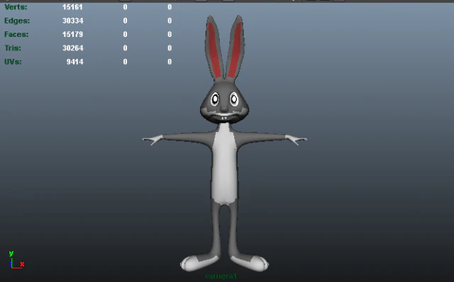 coniglio Modello 3D .c4d .max .obj .3ds .fbx .stl .blend 