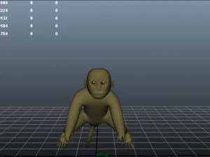 monkey 3D Model