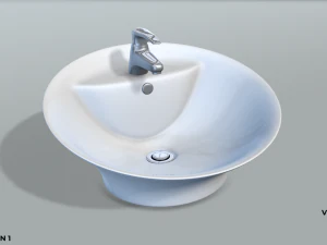standalone bathroom sink 3D Model