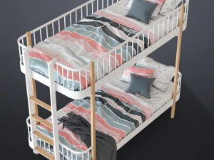 bunk bed by oliver furniture 3D Model