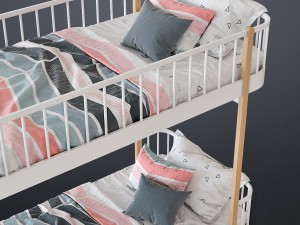 bunk bed by oliver furniture Modello 3D