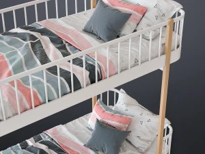 bunk bed by oliver furniture 3D Model