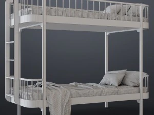 bunk bed by oliver furniture 3D Model