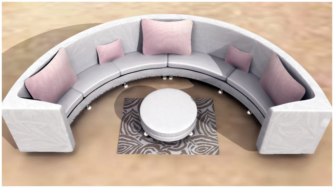 sofa 3D Model .c4d .max .obj .3ds .fbx .stl .blend 