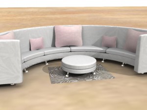 sofa Modello 3D