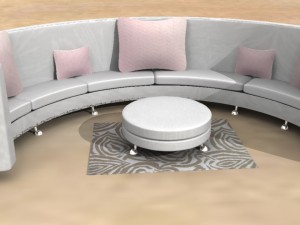 sofa Modello 3D