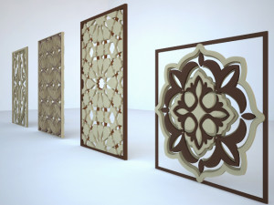 3d panels 3D मॉडल