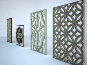 3d panels 3D मॉडल