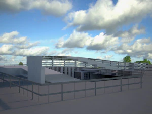 cultural center architectural project 3D Model