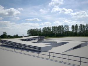 cultural center architectural project Modèle 3D