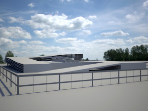 cultural center architectural project Modèle 3D