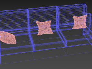 leather sofa Modelo 3D