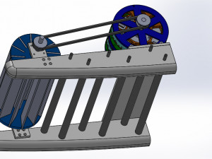 floating turbine run of river type 3D Print Model