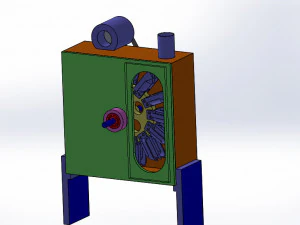 Turbina con ruota Pelton stampabile in 3D Modello di stampa 3D