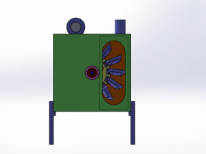 3d printable pelton wheel turbine 3D प्रिंट मॉडल