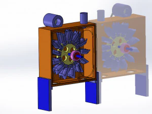 3d printable pelton wheel turbine 3D Print Model