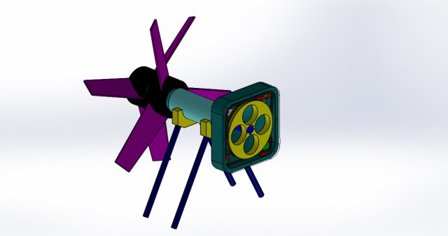 multi runner run of river turbine 3d printable Modelo de Impressão 3D .c4d .max .obj .3ds .fbx .stl .blend 