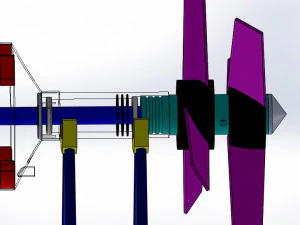 multi runner run of river turbine 3d printable 3D Print Model