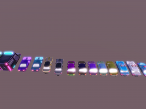 cars all 3D 모델