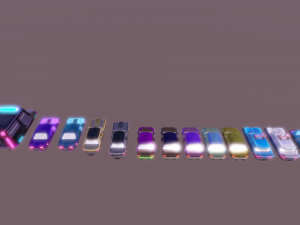 cars all 3D 모델