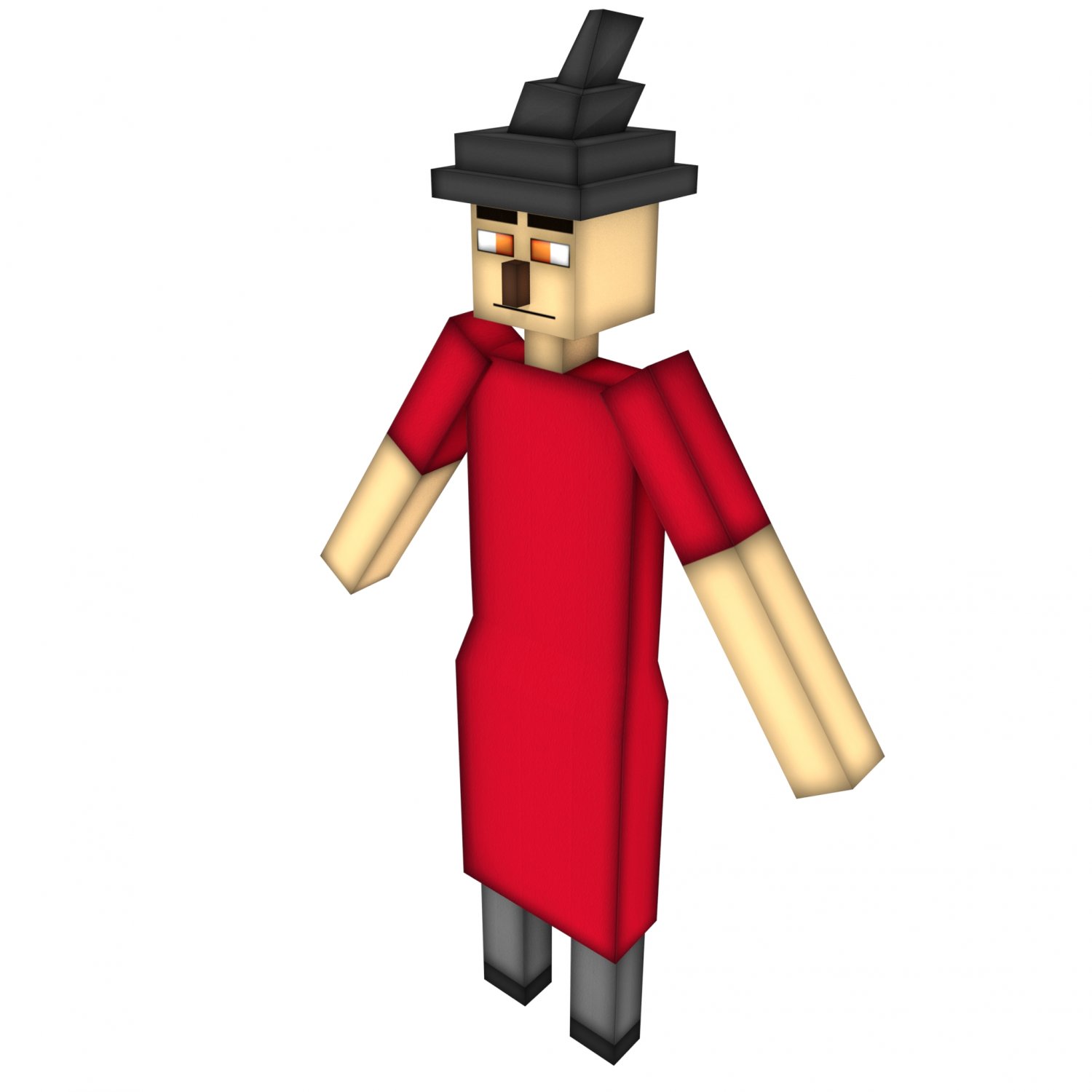 Minecraft Witch 3D Модель In Мультяшные 3DExport