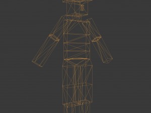 minecraft witch 3Dモデル