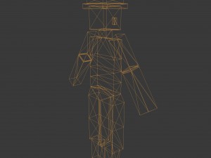 minecraft witch 3Dモデル