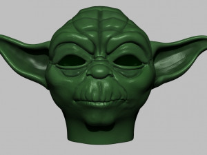 star wars yoda head 3D 모델