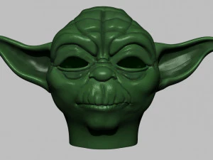 star wars yoda head 3D Model