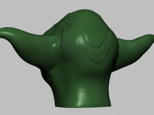 star wars yoda head 3D Model