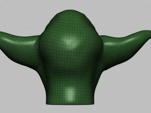 star wars yoda head 3D Model