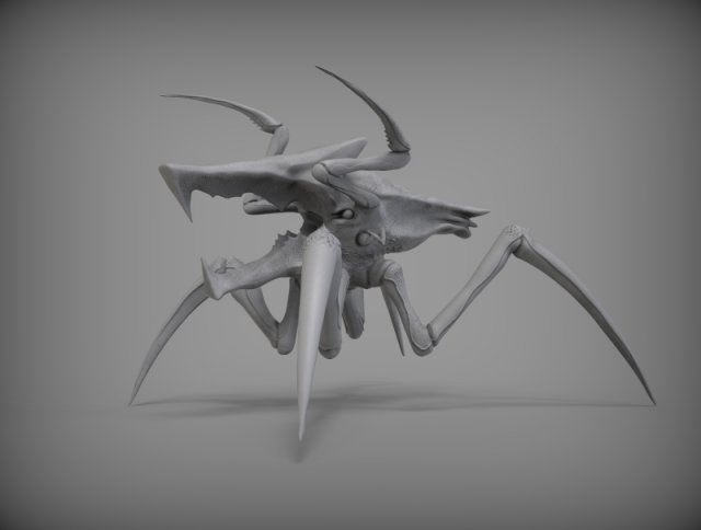 space bug z warrior 3D Model .c4d .max .obj .3ds .fbx .stl .blend 