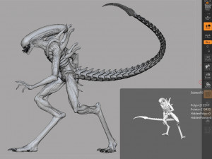 alien xenomorph Modèle 3D
