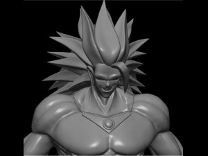 dragon ball broly 3D Принт Модель