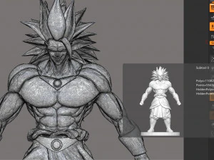 dragon ball broly 3D Print Model