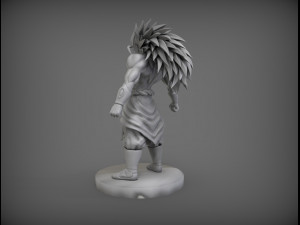 dragon ball broly 3D Принт Модель