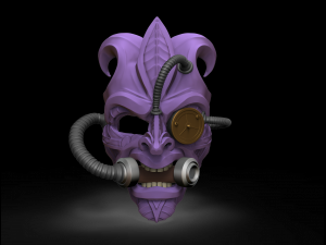 steampunk indian mask 3D प्रिंट मॉडल