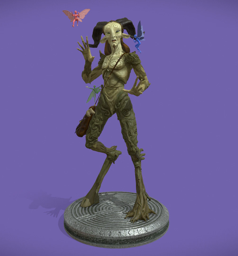 pans labyrinth guillermo del toro 3D Print Model .c4d .max .obj .3ds .fbx .stl .blend