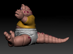 baby dinosaur from dinosaurs 90s serie Modelo de impresión 3D