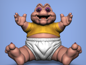 baby dinosaur from dinosaurs 90s serie Modelo de impresión 3D